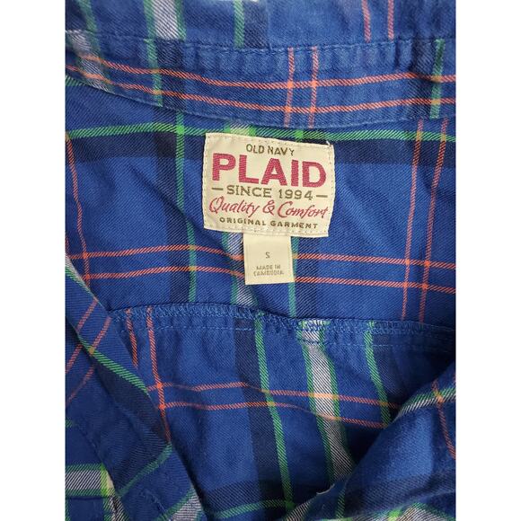 Plaid Shirt Size S Bundle Of 3 Hollister Old Navy Button Down Back To School - Picture 7 of 12